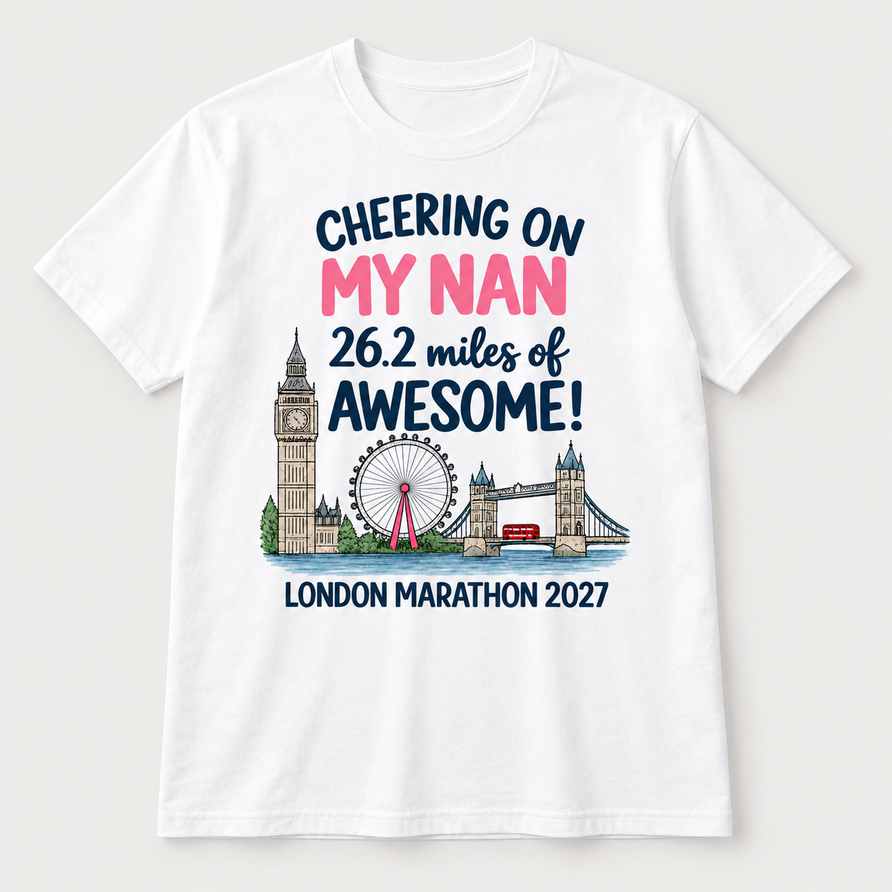 Personalised London Marathon Supporter T-Shirt