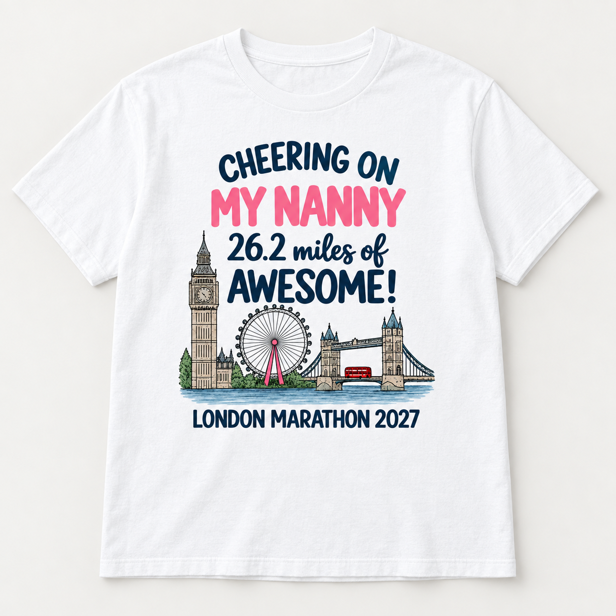 Personalised London Marathon Supporter T-Shirt