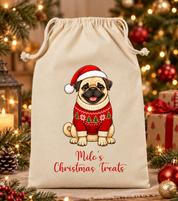 Personalised Dog Christmas Sack