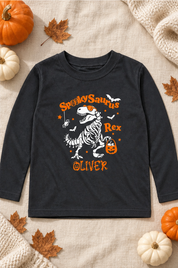 Spookysaurus Rex Halloween Kids’ T-Shirt