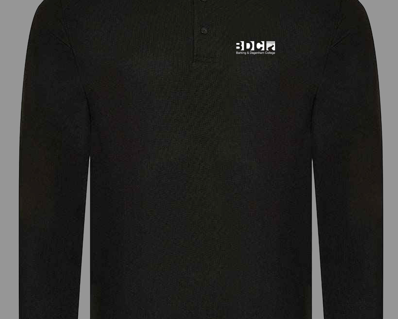 Barking & Dagenham College Production Arts - Long Sleeved Polo Shirt - Ink Stitch Press