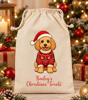 Personalised Dog Christmas Sack