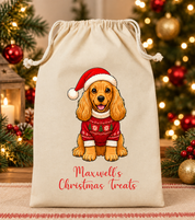 Personalised Dog Christmas Sack