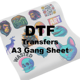 DTF Transfers - A3 Gang Sheet