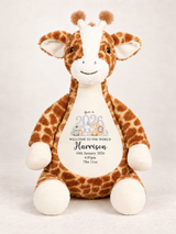 Personalised Baby Giraffe Cubbie