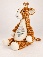 Personalised Baby Giraffe Cubbie
