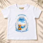 Personalised Up, Up & Away T-Shirt With Name & Destination
