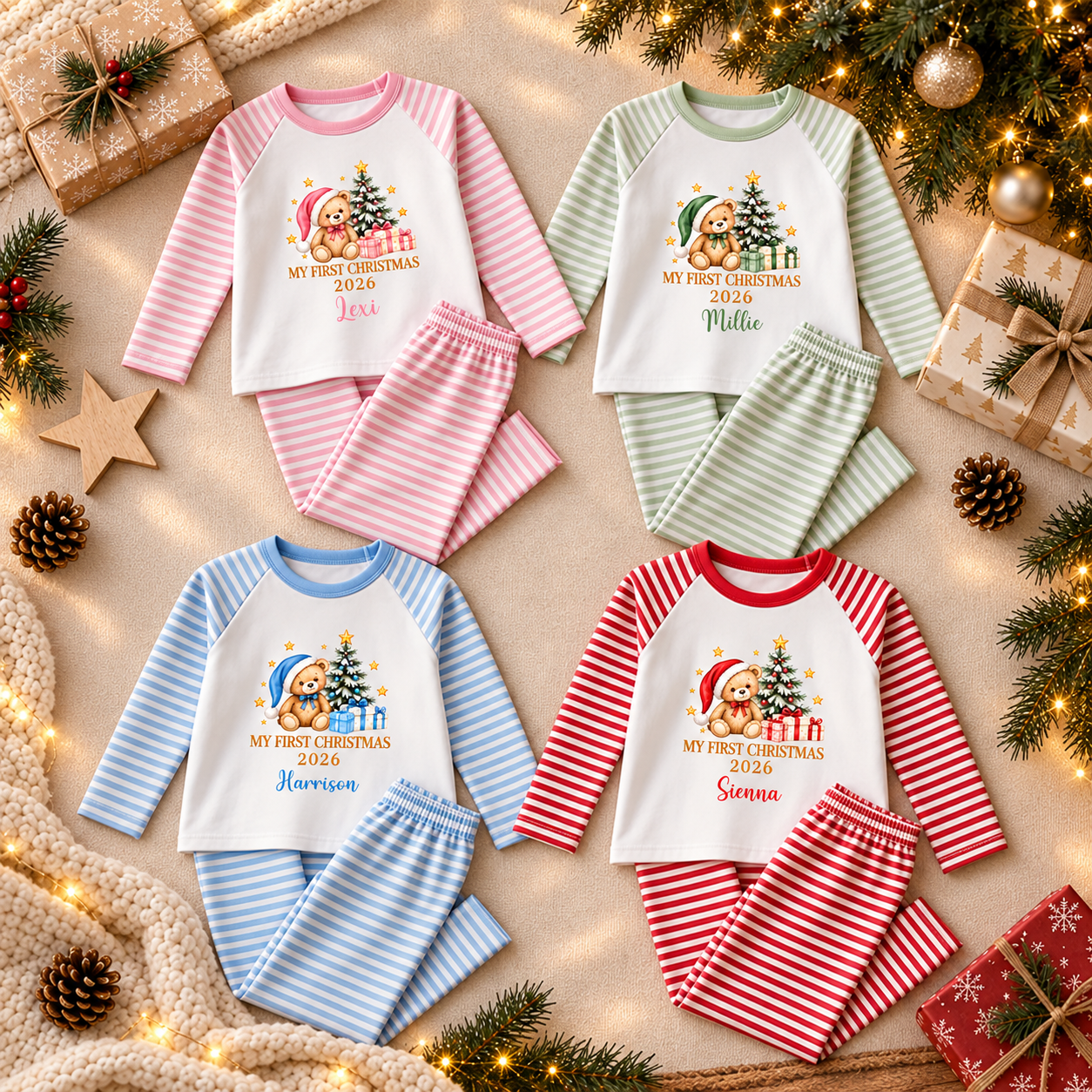 Personalised My First Christmas Pyjamas