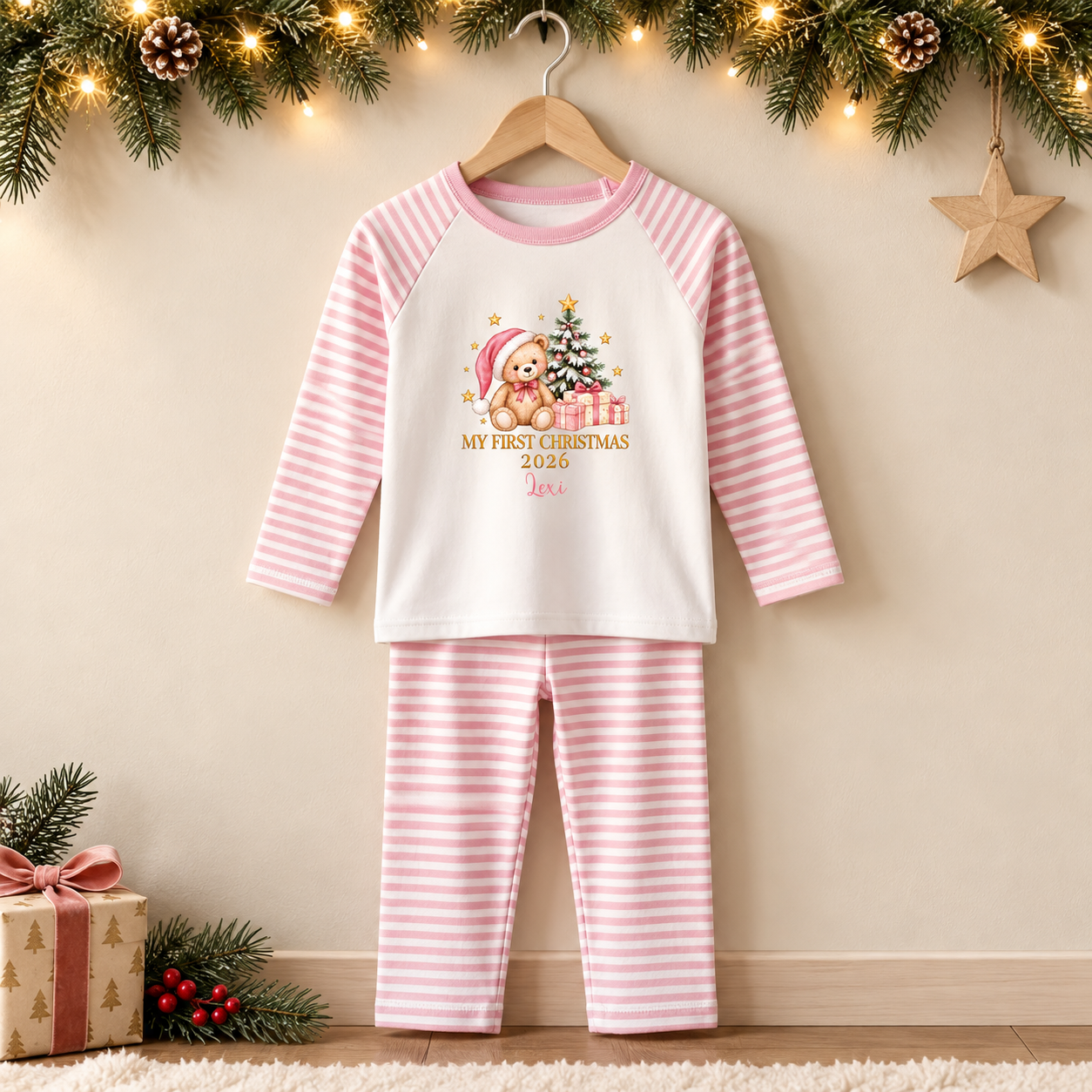 Personalised My First Christmas Pyjamas
