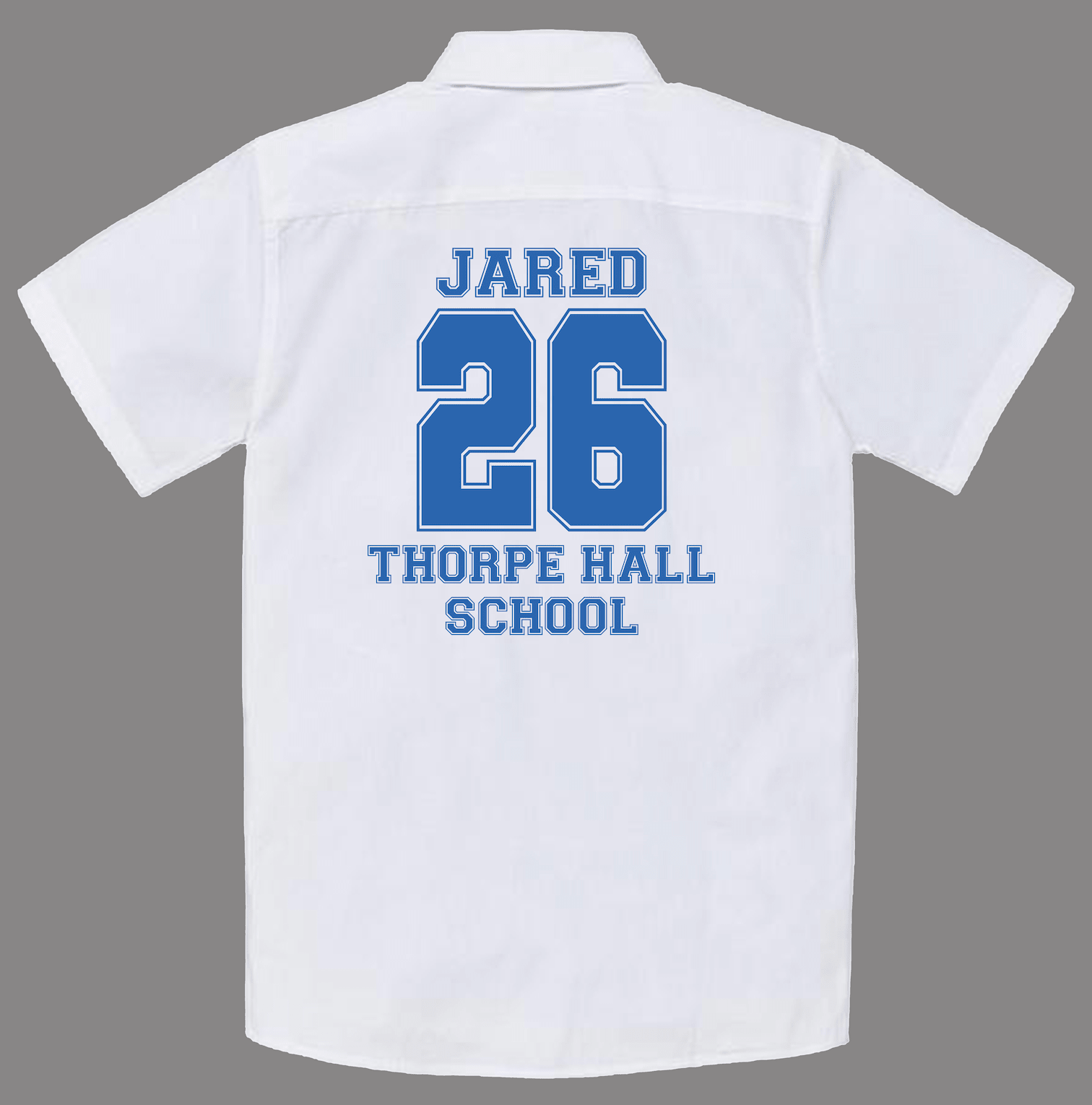 Football Shirt Inspired Leavers Shirt - Ink Stitch Press