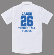 Football Shirt Inspired Leavers Shirt - Ink Stitch Press