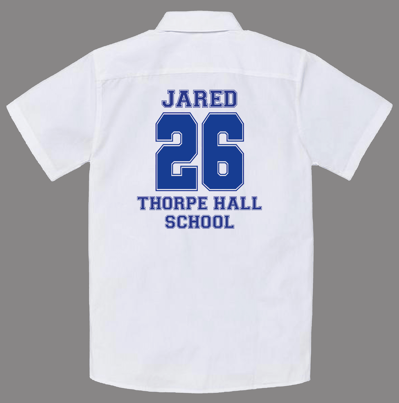 Football Shirt Inspired Leavers Shirt - Ink Stitch Press