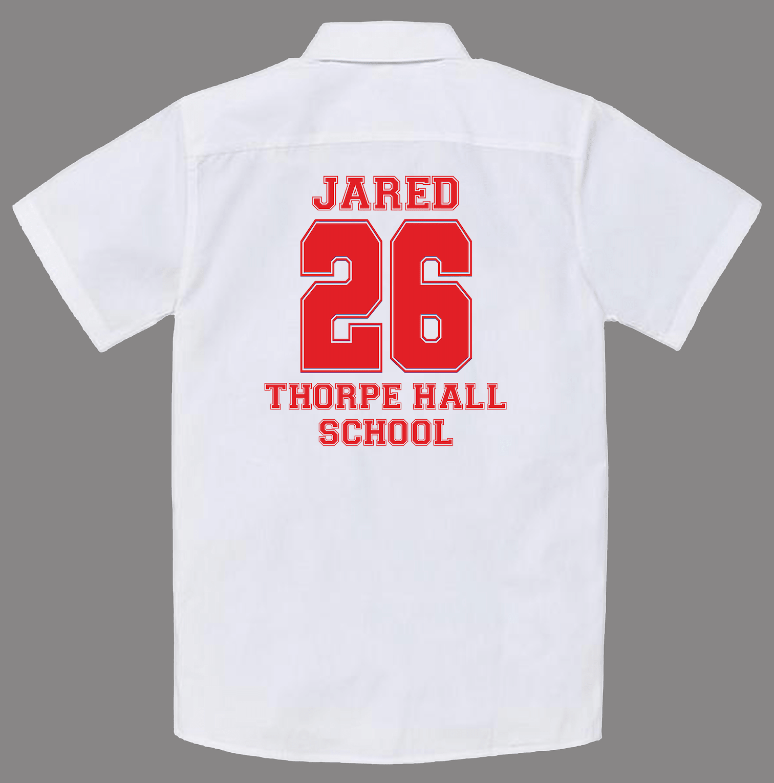 Football Shirt Inspired Leavers Shirt - Ink Stitch Press