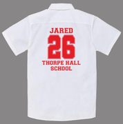 Football Shirt Inspired Leavers Shirt - Ink Stitch Press
