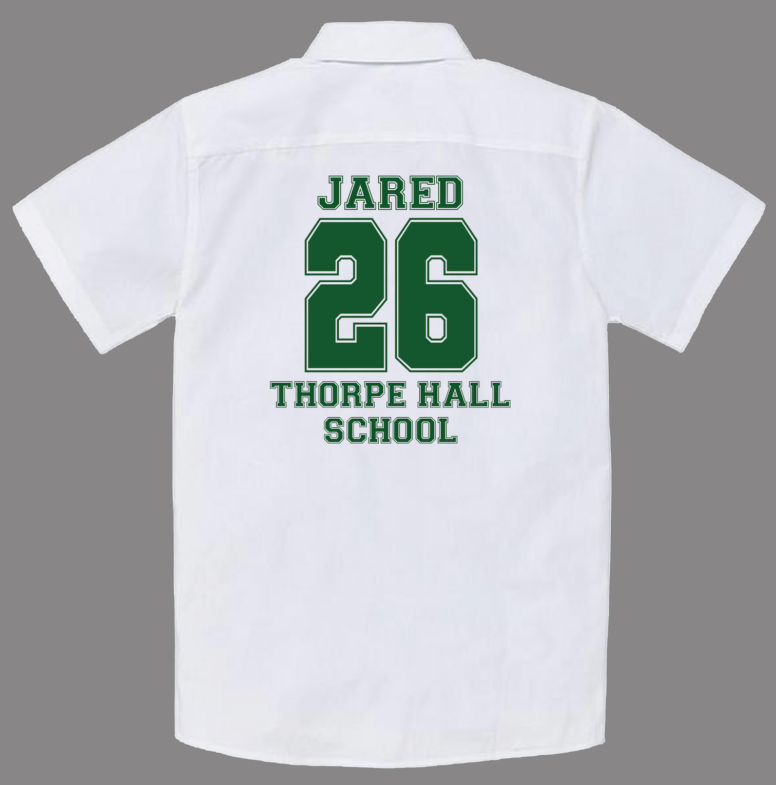 Football Shirt Inspired Leavers Shirt - Ink Stitch Press