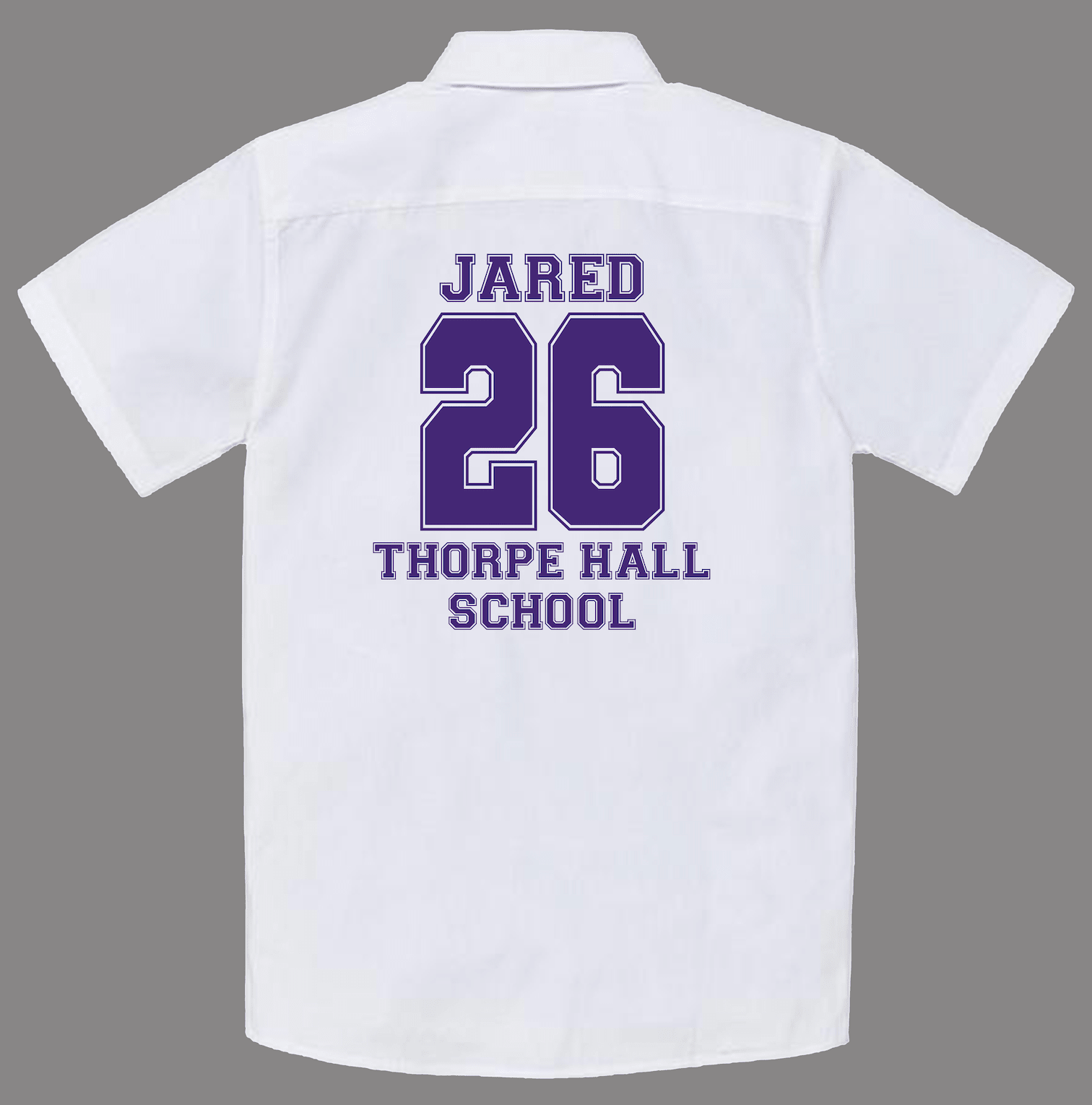 Football Shirt Inspired Leavers Shirt - Ink Stitch Press