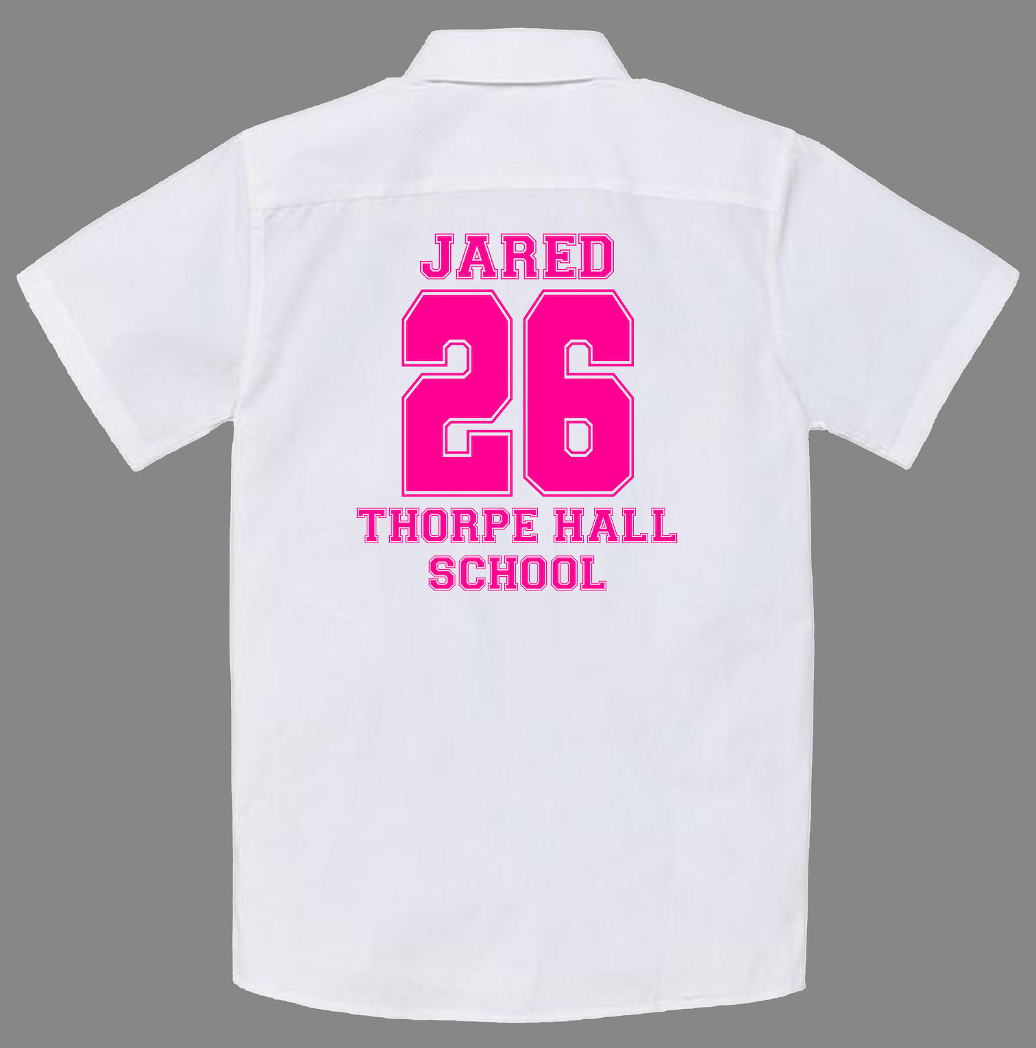 Football Shirt Inspired Leavers Shirt - Ink Stitch Press