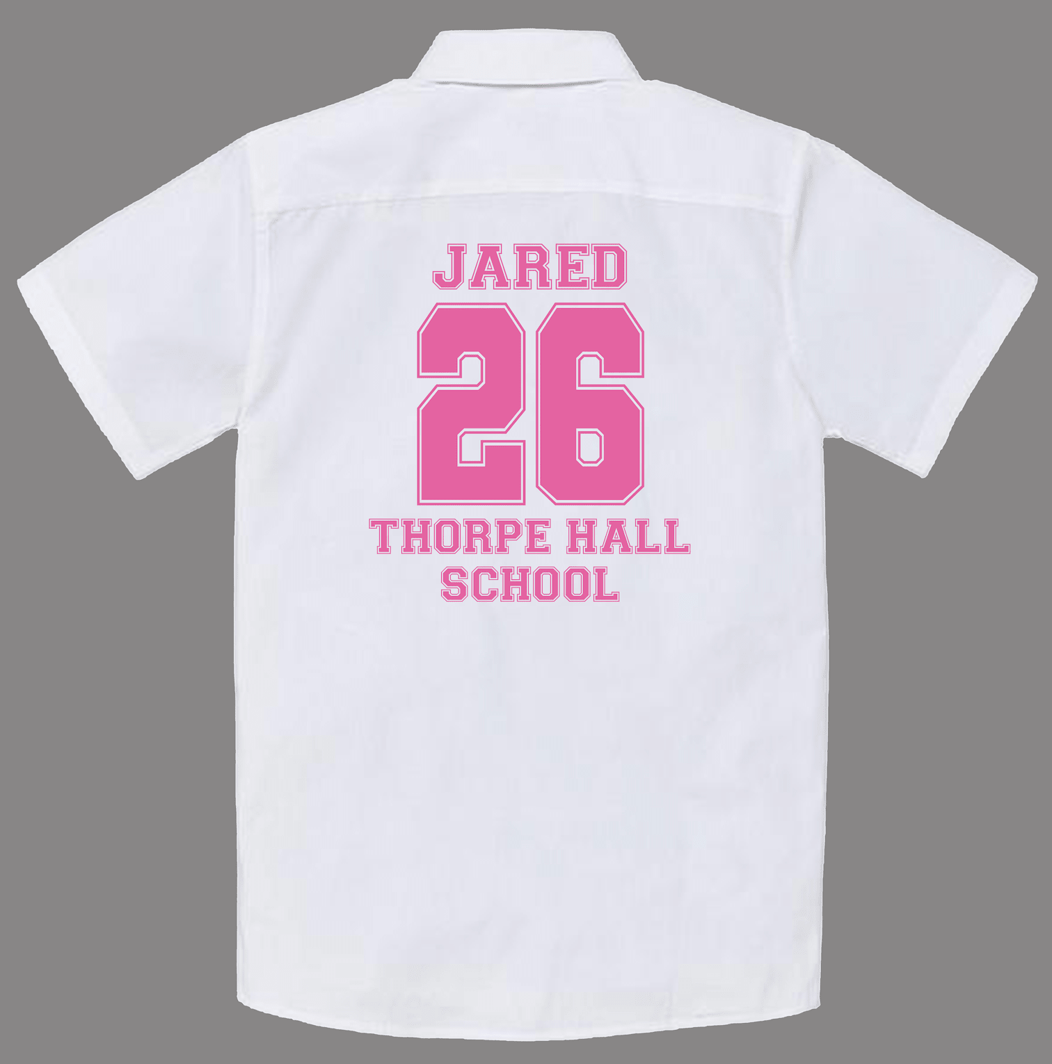 Football Shirt Inspired Leavers Shirt - Ink Stitch Press