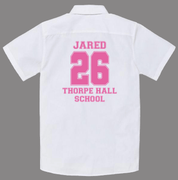 Football Shirt Inspired Leavers Shirt - Ink Stitch Press