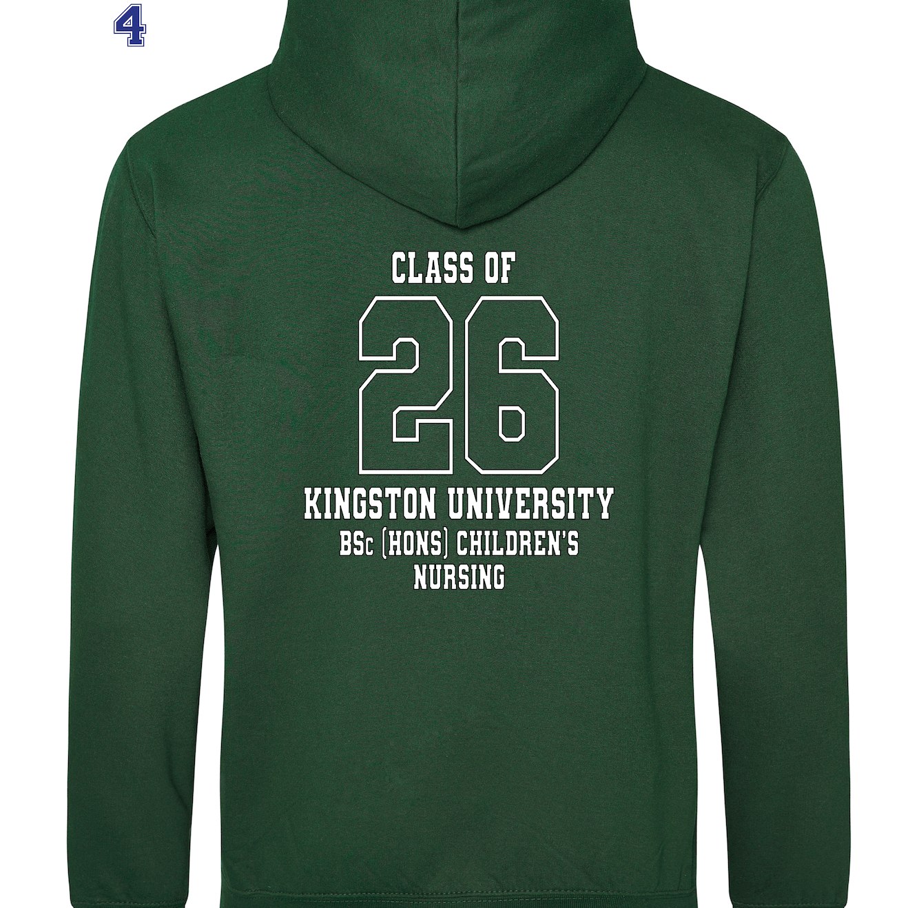 Kingston University Hoodie Class of 2026 – BSc (Hons) Children's Nursing - Ink Stitch Press