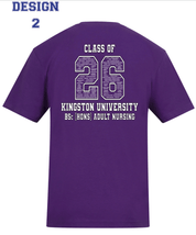 Kingston University T-Shirt Class of 2026 – BSc (Hons) Adult Nursing - Ink Stitch Press