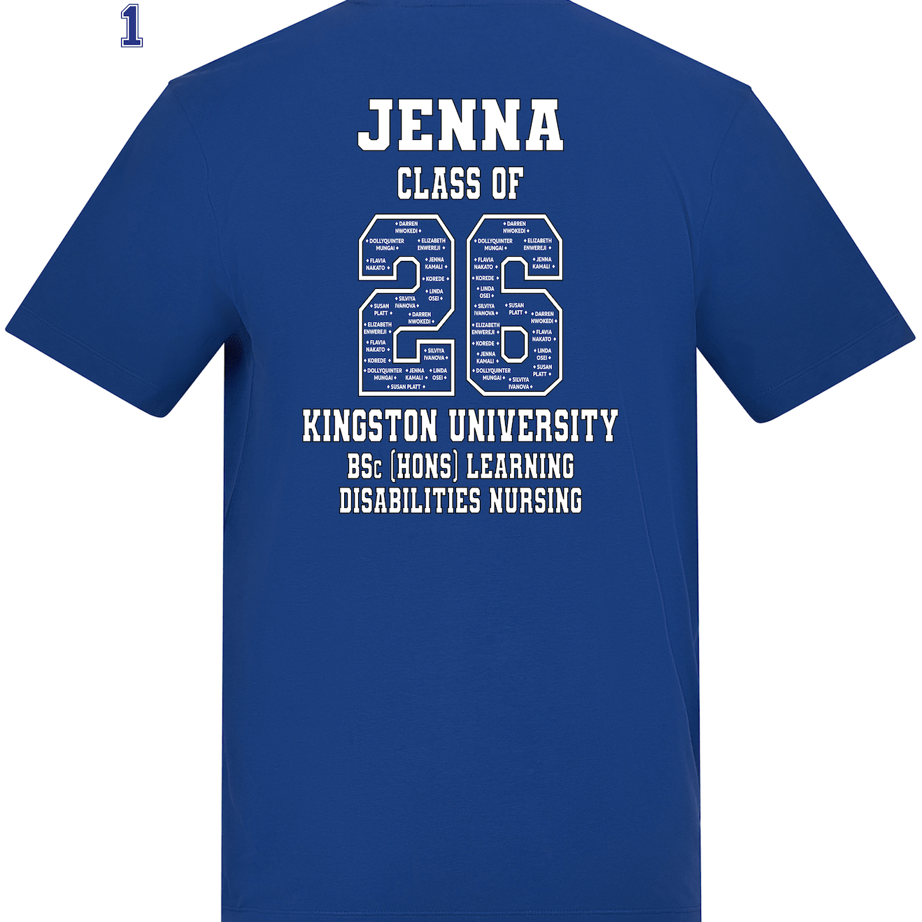 Kingston University T-Shirt Class of 2026 – BSc (Hons) Learning Disabilities Nursing - Ink Stitch Press