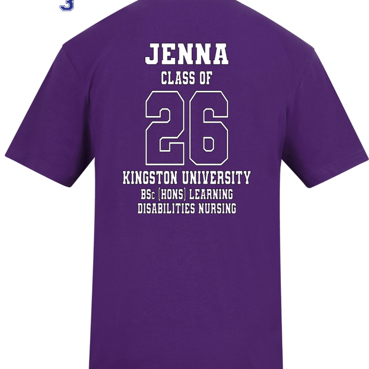 Kingston University T-Shirt Class of 2026 – BSc (Hons) Learning Disabilities Nursing - Ink Stitch Press