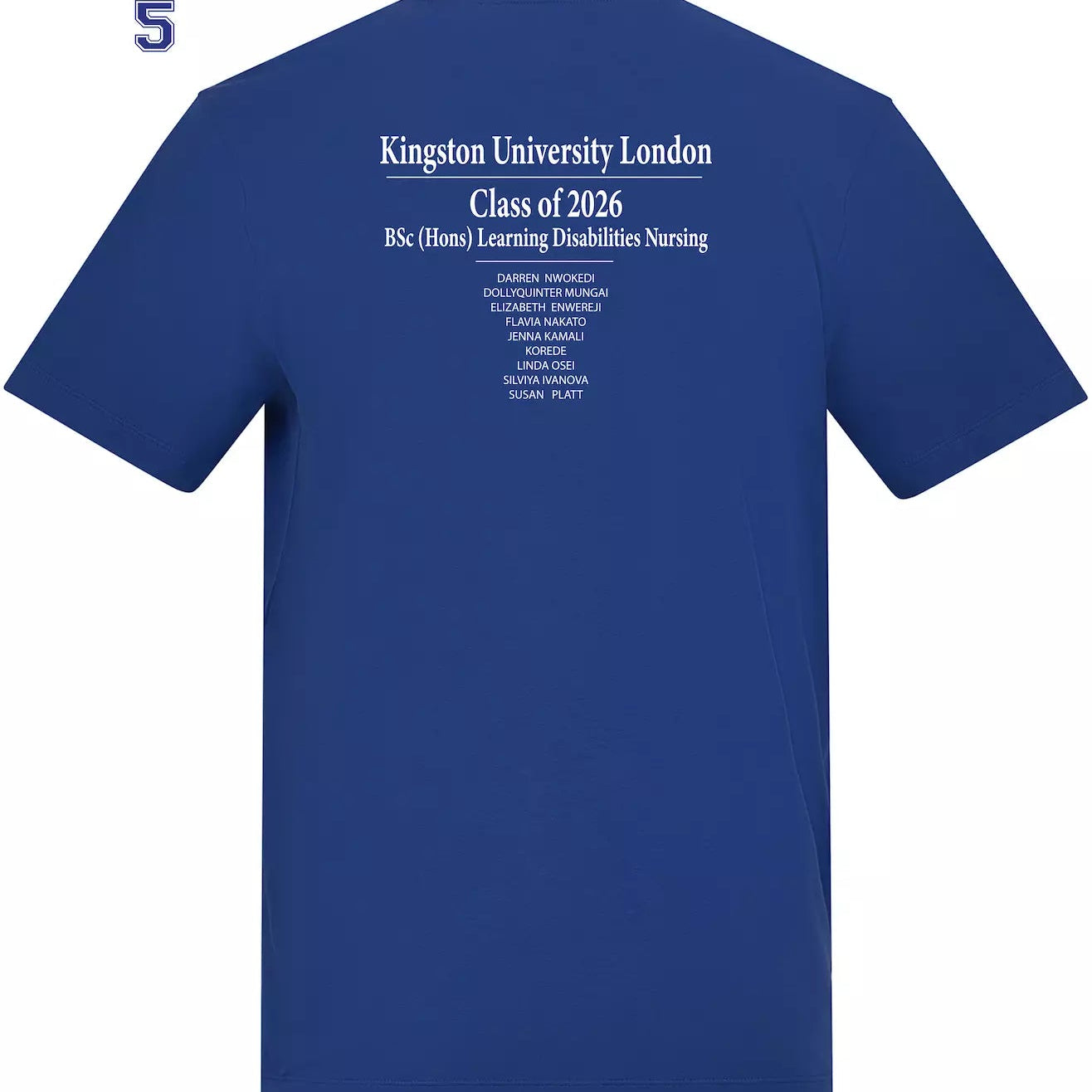 Kingston University T-Shirt Class of 2026 – BSc (Hons) Learning Disabilities Nursing - Ink Stitch Press