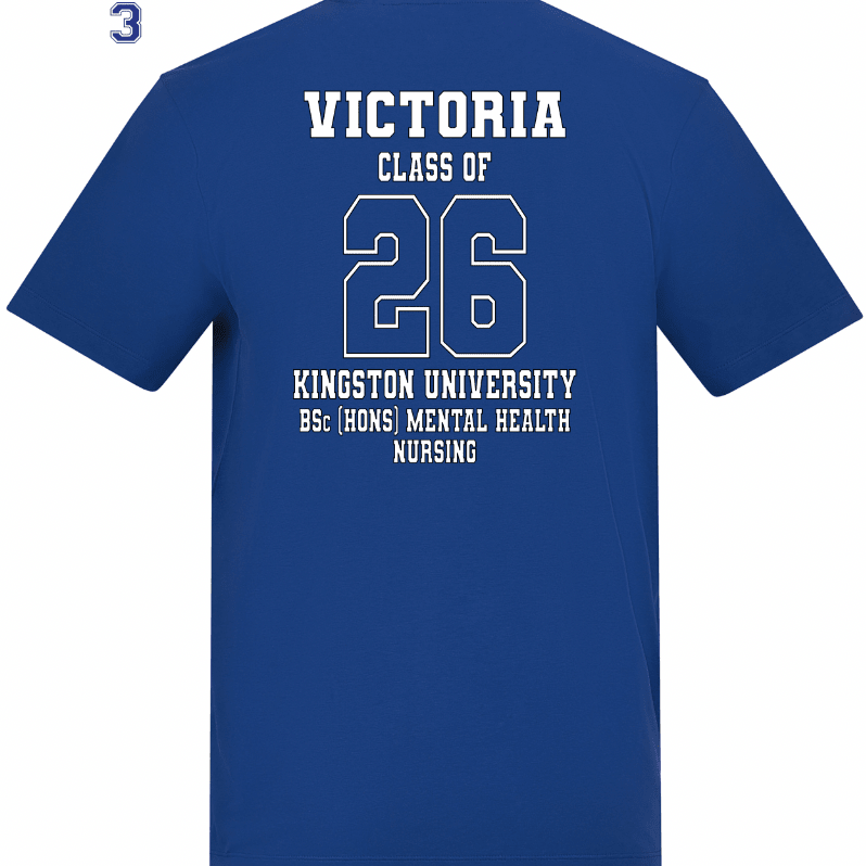 Kingston University T-Shirt Class of 2026 – BSc (Hons) Mental Health Nursing - Ink Stitch Press