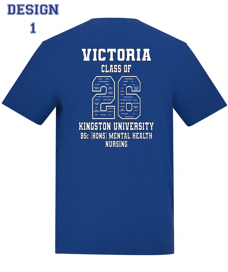 Kingston University T-Shirt Class of 2026 – BSc (Hons) Mental Health Nursing - Ink Stitch Press