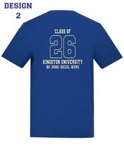 Kingston University T-Shirt Class of 2026 – BSc (Hons) Social Work - Design 2 With No Student's Name - Ink Stitch Press