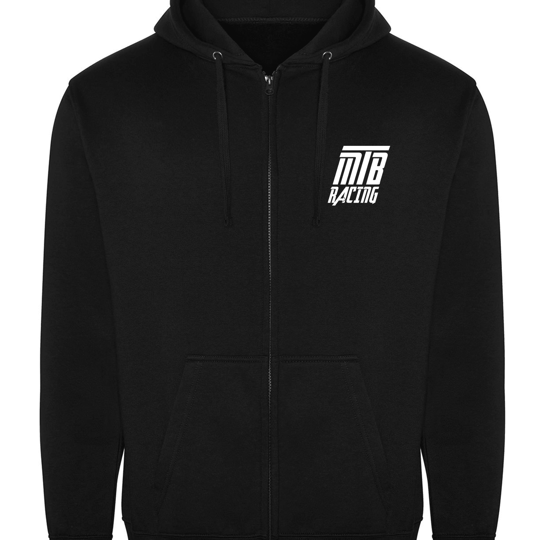 MTB Racing Classic Zipped Hoodie - Ink Stitch Press