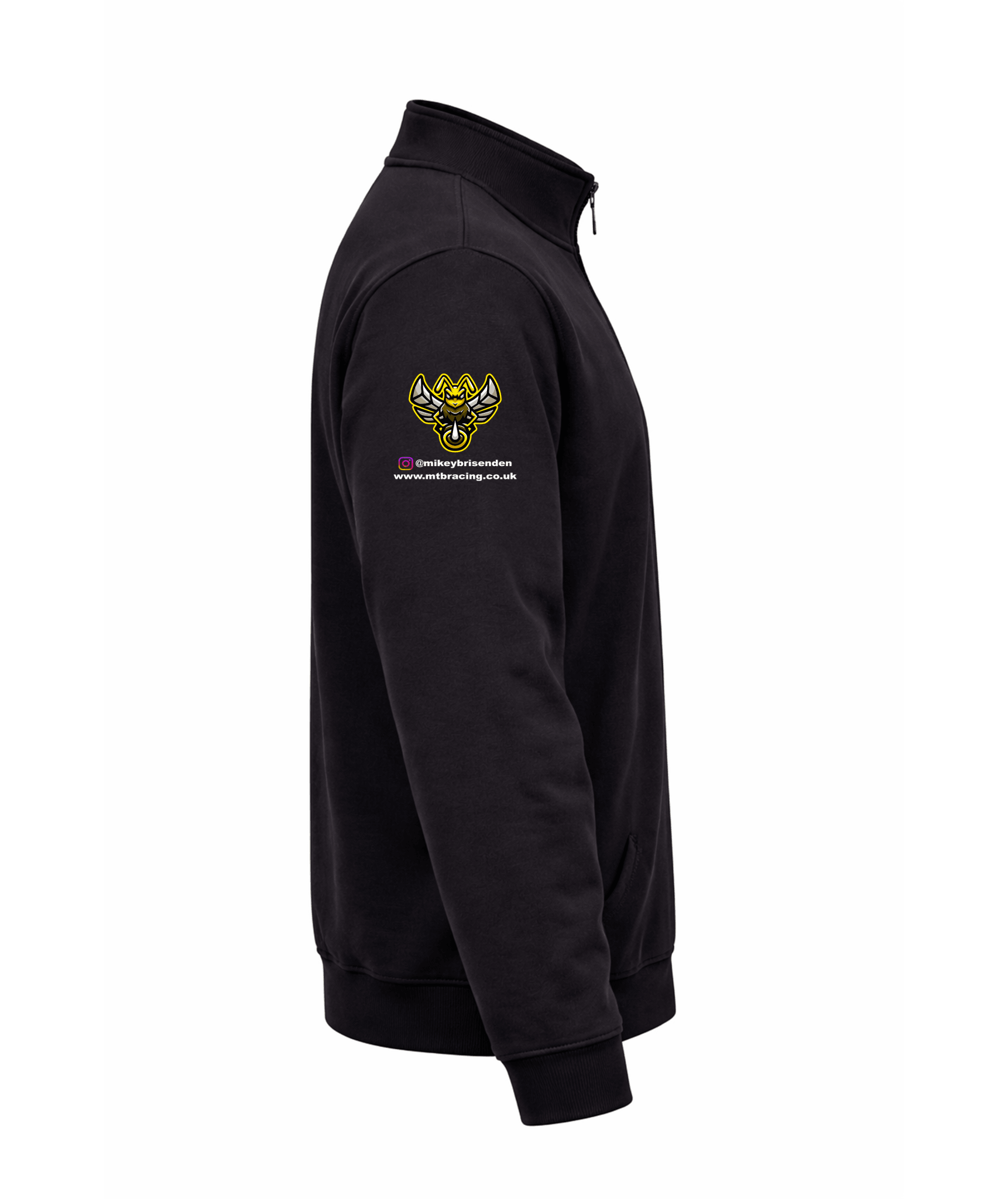 MTB Racing Classic Zipped Sweatshirt - Ink Stitch Press