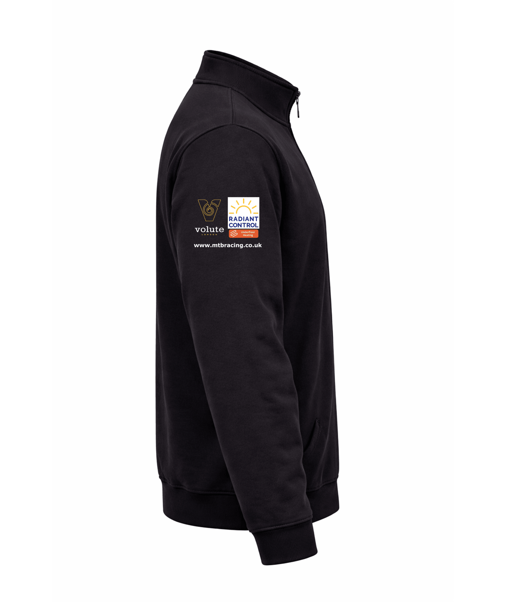 MTB Racing Performance Zipped Sweatshirt - Ink Stitch Press