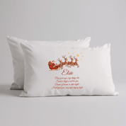 Personalised Christmas Eve Pillowcase - Sleep Tight, Santas Flight - Ink Stitch Press