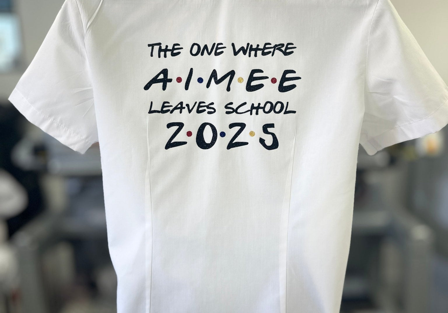 Personalised Friends Inspired School Leavers Shirt - Ink Stitch Press