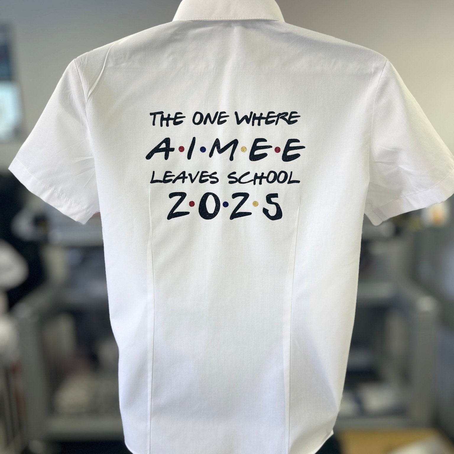 Personalised Friends Inspired School Leavers Shirt - Ink Stitch Press