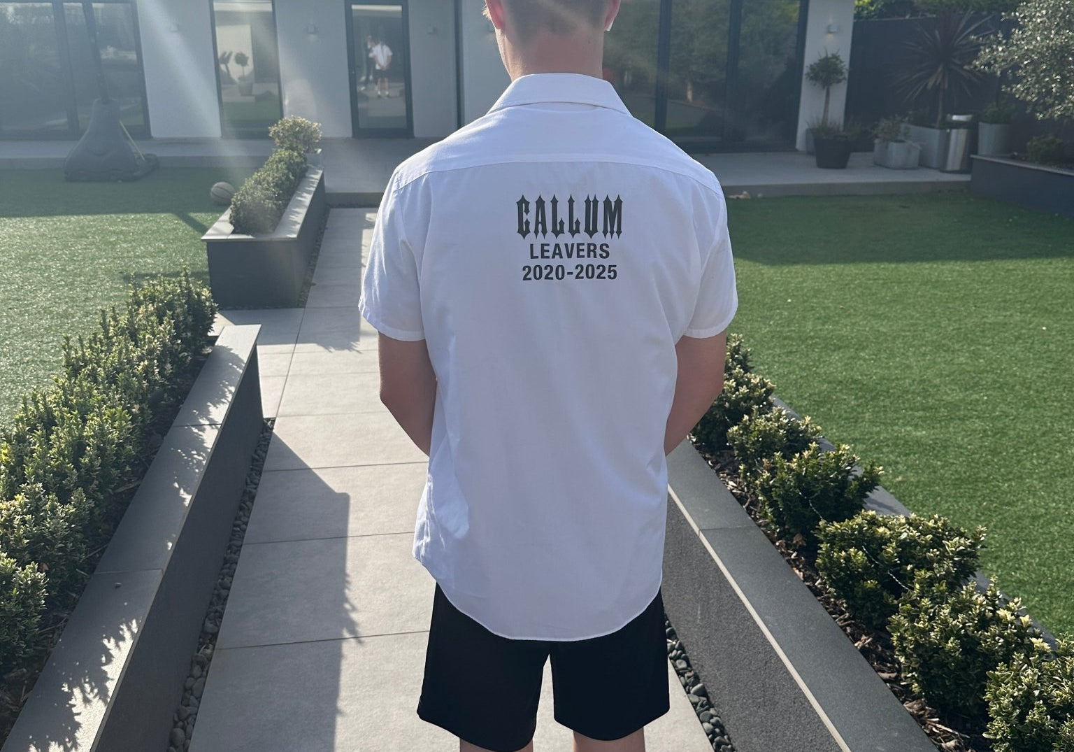 Personalised Gothic Style Leavers Shirt - Ink Stitch Press