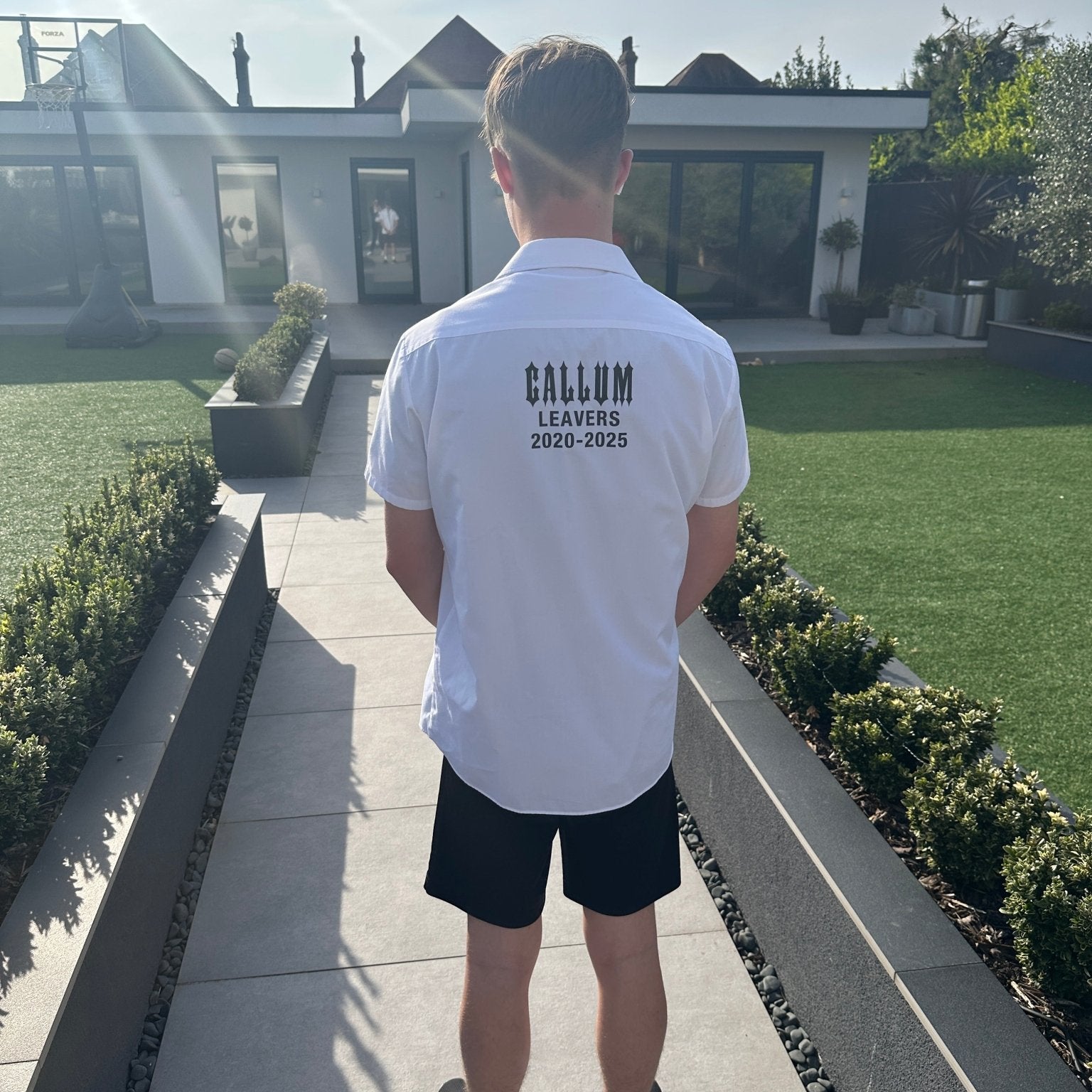 Personalised Gothic Style Leavers Shirt - Ink Stitch Press