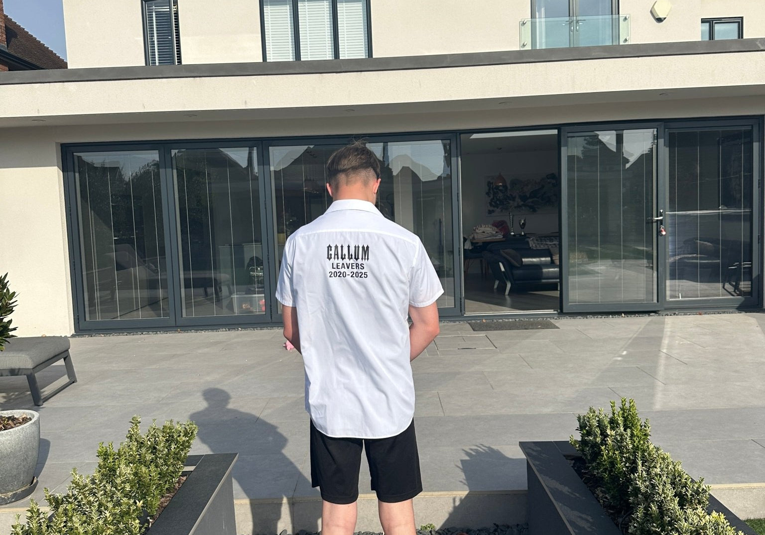 Personalised Gothic Style Leavers Shirt - Ink Stitch Press