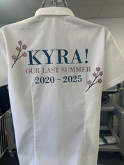 Personalised Mamma Mia Inspired School Leavers Shirt - Ink Stitch Press
