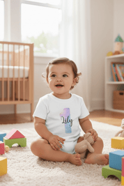 Personalised Mermaid Number & Name Kids T-Shirt – Custom Birthday Age Tee - Ink Stitch Press