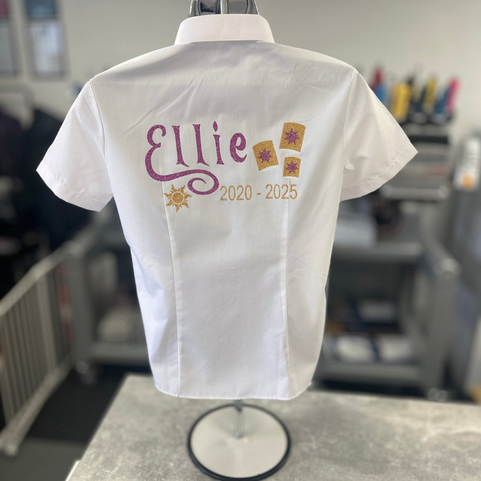 Personalised Tangled Inspired School Leavers Shirt - Ink Stitch Press