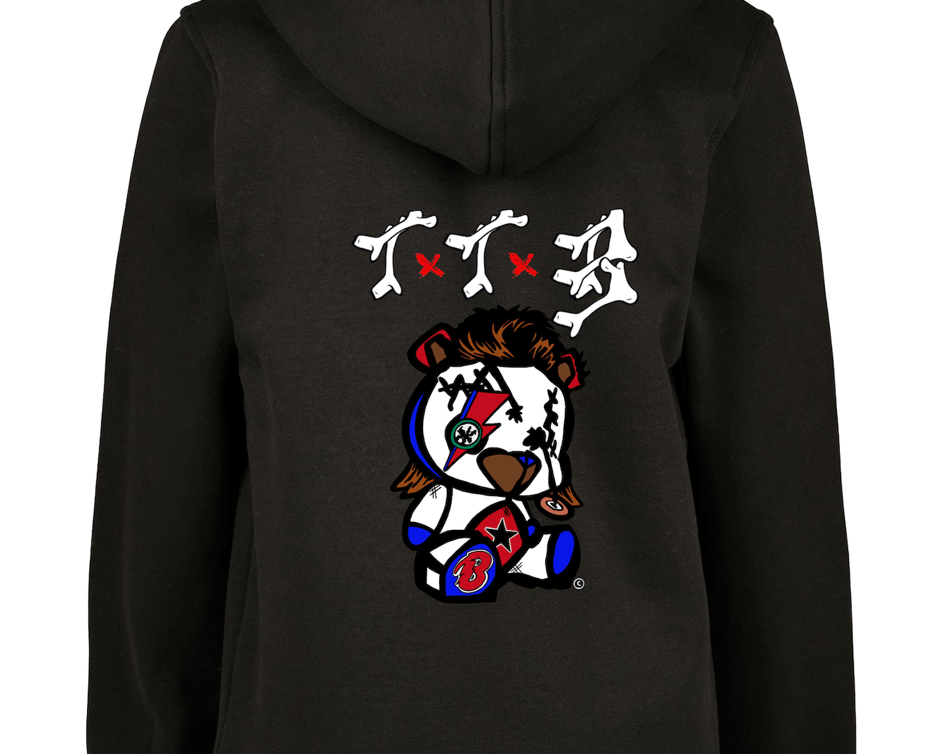 TTB - Bowie Bear - Kids Premium Hoodie - Ink Stitch Press