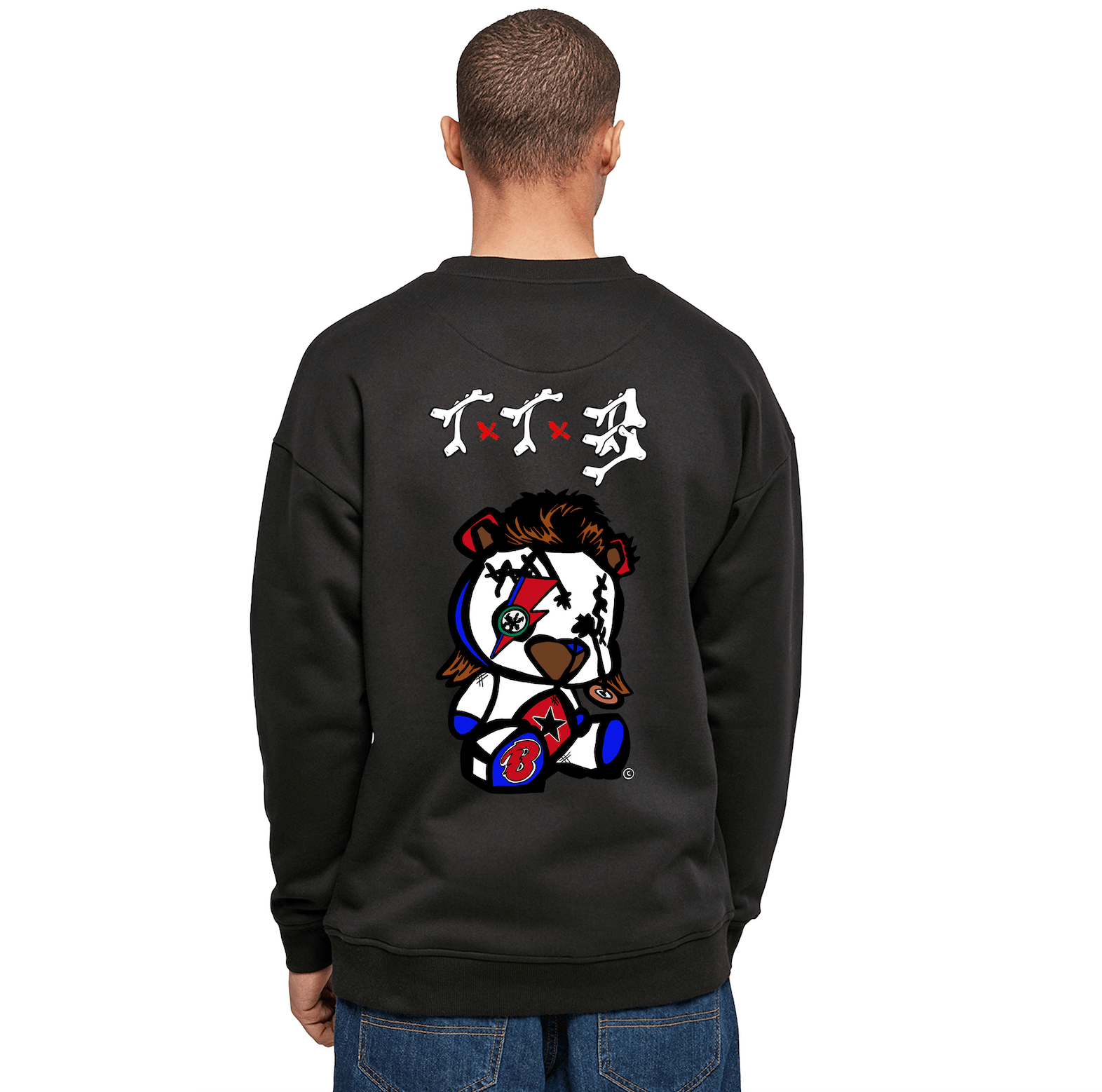 TTB - Bowie Bear - Premium Sweatshirt - Ink Stitch Press
