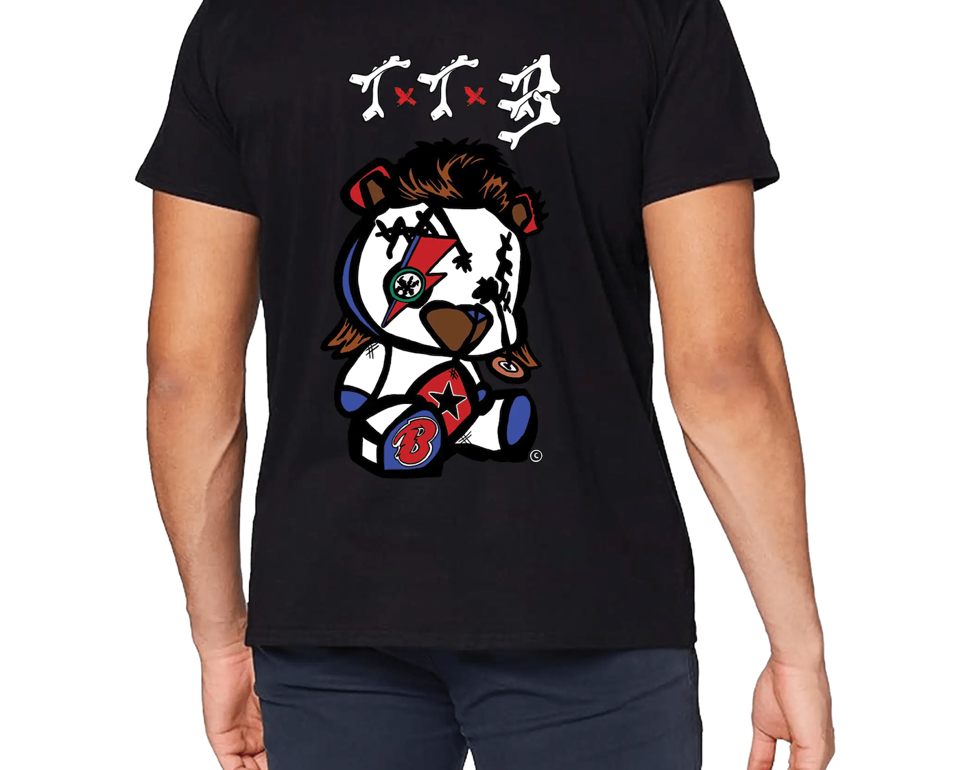 TTB - Bowie Bear - Premium T-Shirt - Ink Stitch Press