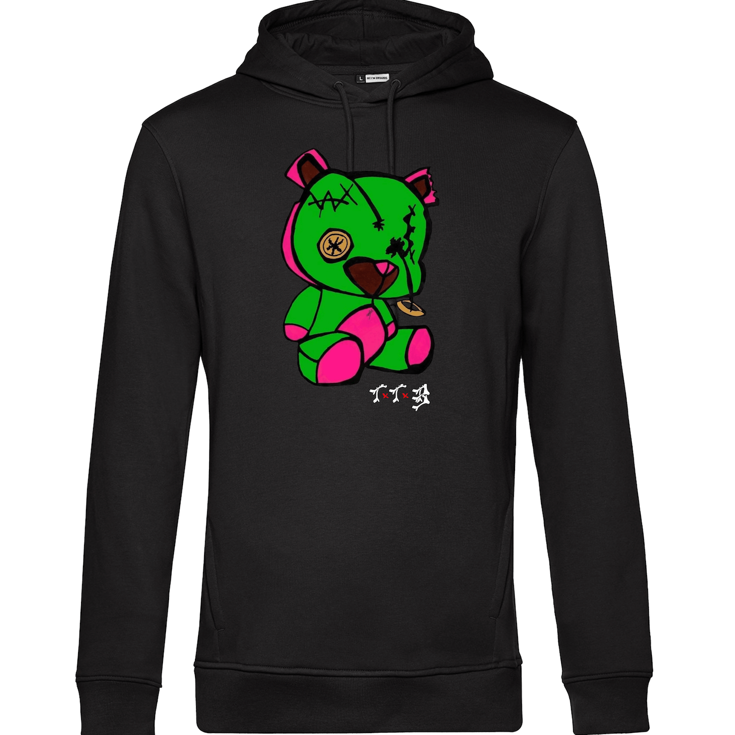 TTB - Green Bear - Basics Hoodie - Ink Stitch Press