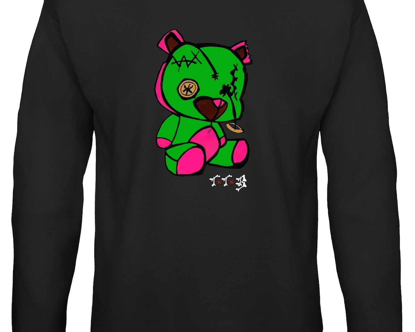 TTB - Green Bear - Basics Sweatshirt - Ink Stitch Press
