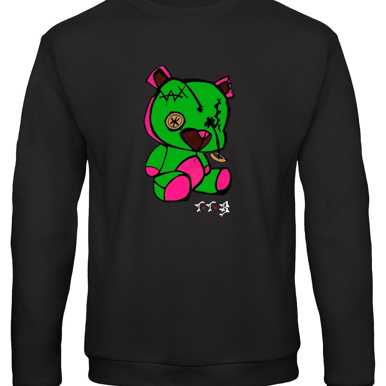 TTB - Green Bear - Basics Sweatshirt - Ink Stitch Press