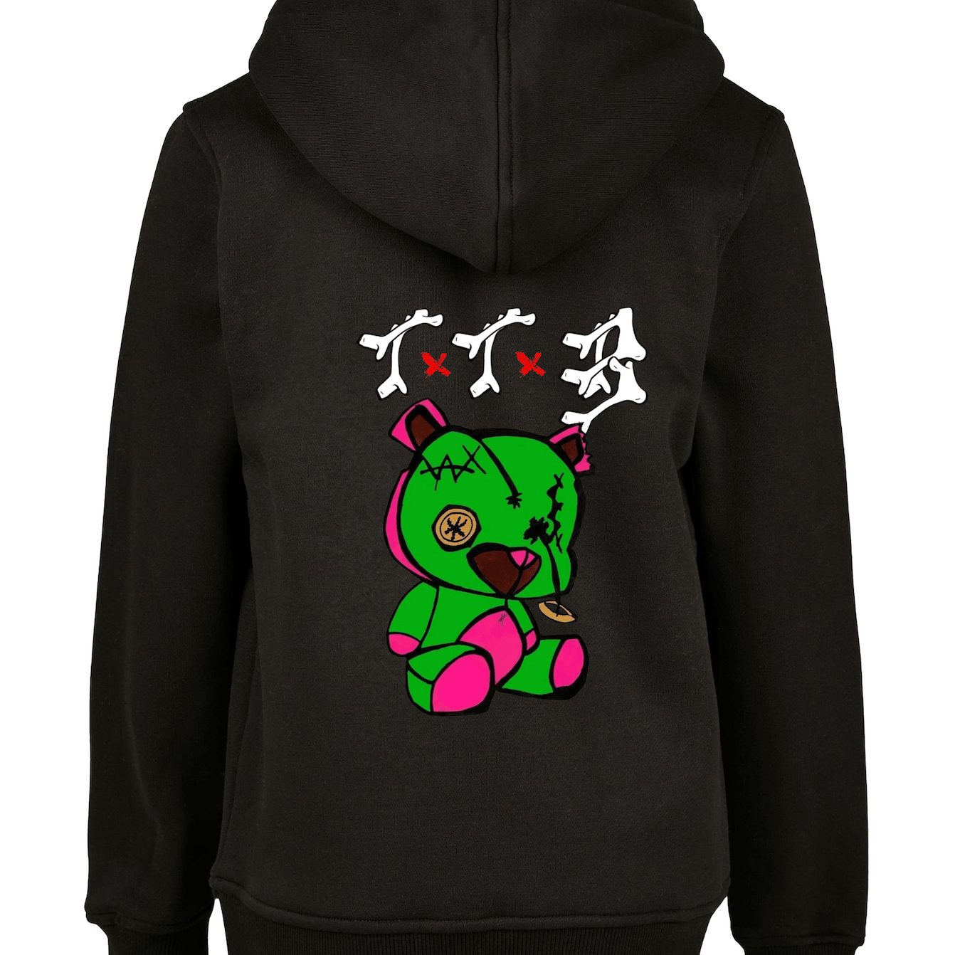 TTB - Green Bear - Kids Premium Hoodie - Ink Stitch Press